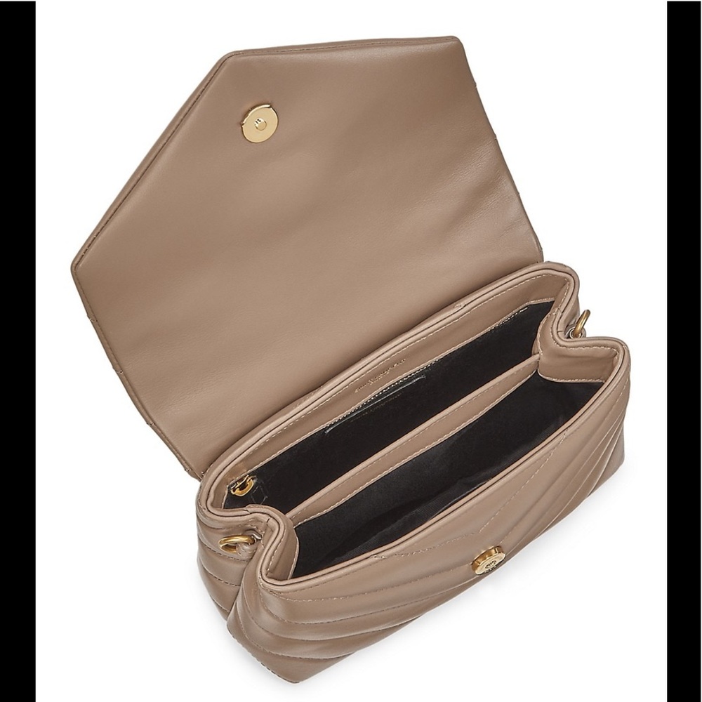 SAINT LAURENT Toy Strap Loulou Matelassé Leather Shoulder Bag - Picture 3 of 3